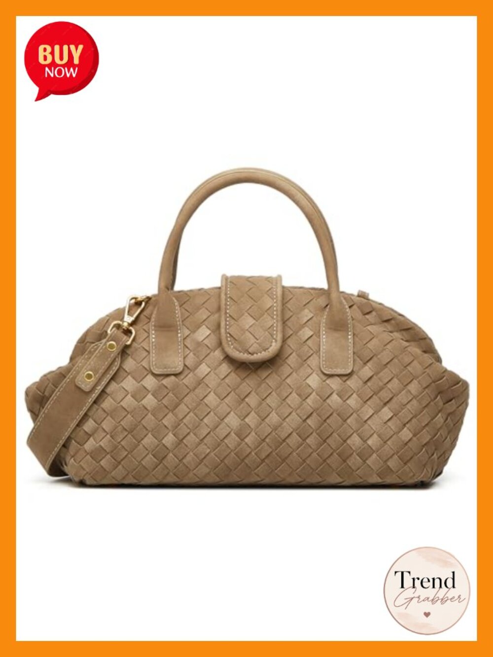 Faux Suede Woven Tote Bag Slouchy Hobo Shoulder Purse Top Handle Handbag Satchel